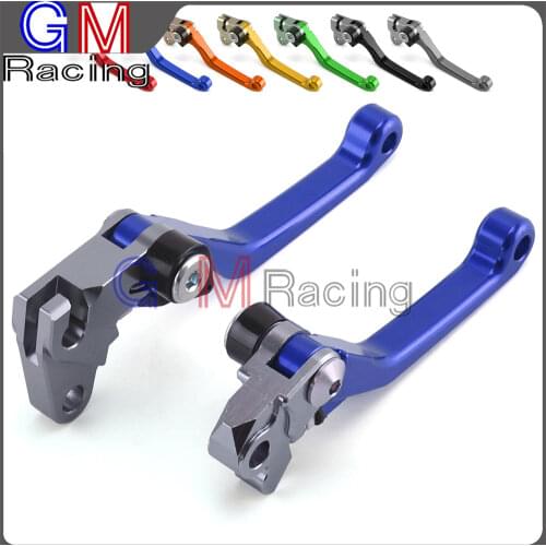 Motorcycle CNC Billet Pivot Foldable Brake Clutch Levers For YAMAHA WR250F WR450F WR 250F 450F 05-15 Dirt Bike Motocross