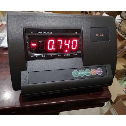 Digital Weighing Indicator Load Cell Weight Meter Platform Scale Controller Loadometer XK3190-A12E ENGLISH Panel LED Display