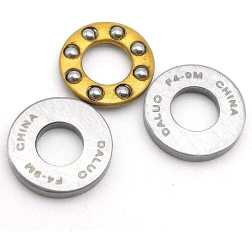 DALUO Bearings F4-9M F4-10M 4X9X4 4X10X4 Thrust Ball Bearings Single Separable Direction Axial Deep Groove Ball Bearings