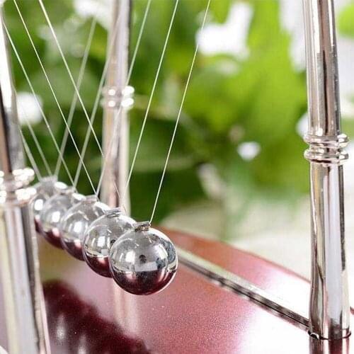 Newton Balance Ball Cradle Childrens Toy, Use Balance Ball Physics Science To Show Newtons Law, Home Desk Decoration Toy