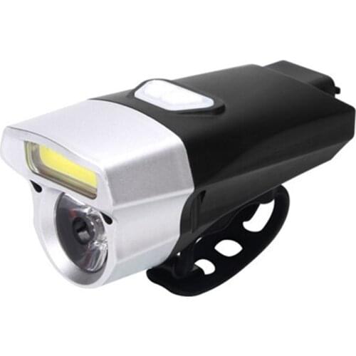 350 Lumen LED 3 Modes Mount Flashlight for Bicycle USB Cycling Headlignt Waterproof Night Bike Light Front MTB Bike Lamp parts