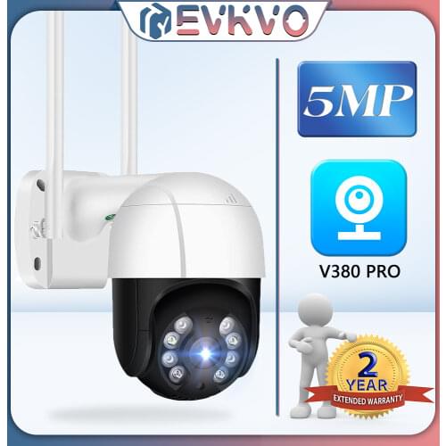3MP PTZ Wifi Camera IP Outdoor Ai Human Detect Audio 1080P FHD IP Camera Color Night Vision Wifi Security CCTV Camera V380 Pro