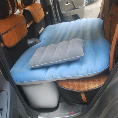 Mat Camping Car Inflatable Mattress Car Rear SUV Self Driving Travel Car Ride, Oxford Travel Bed Car Auto Inflatable Cushion