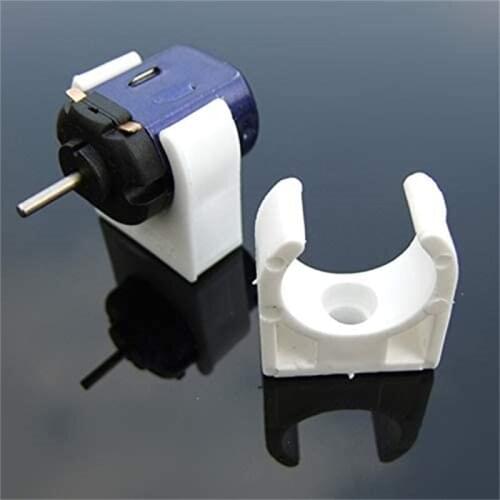 5pcs 20mm White Plastic Motor Base Mounting Bracket Holder Seat For 130/131/140/180 DC Motor DIY Model Part And Toy Accessories