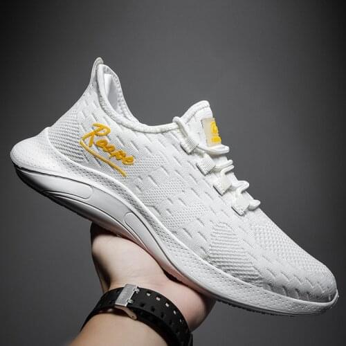Men Sneakers Shoes Casual Big Size Lightweight Breathable Outdoor Walking Running Shoes for Men White Comfort Chaussure Homme