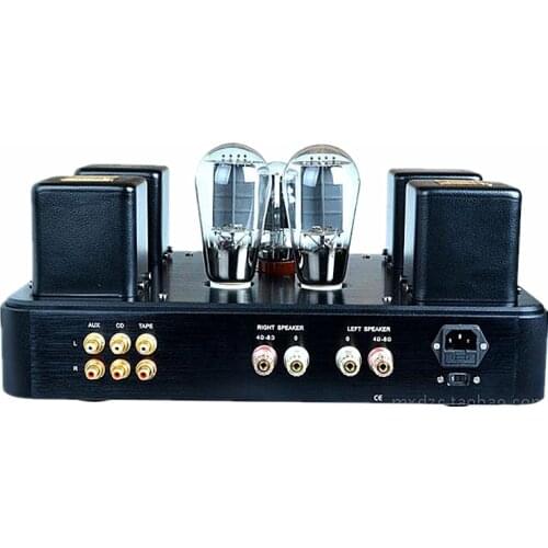 MC300EAR tube amplifier high-end 300B vacuum tube amplifier is compatible with headphone amplifier 8W*2, Frequency 19Hz~ 45KHz