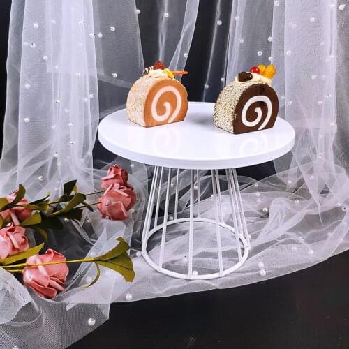 White Gold Cake Stand Set Cupcake Tray Cake Tools Home Decoration Dessert Table Decorating Party Wedding Display