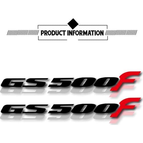 New motorcycle bicycle car fuel tank sticker wheel helmet waterproof reflective logo for suzuki gs500f gs 500 f moto sticker
