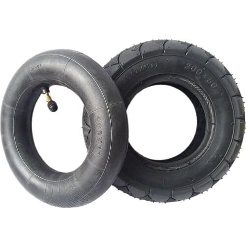 Novel-Electric Scooter Tire & Inner Tube,200X50 Inflatable Tire for Razor E100, E150, E200, Power Core E100, Dune Buggy, EPunk