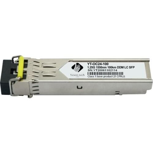 Sfp module lc 1000BASE-EZX 1.25g SFP 1550nm 100km SFP Transceiver Module