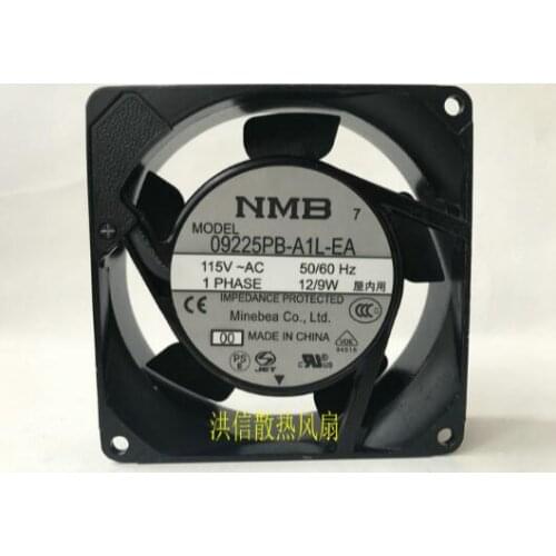 Wholesale: original NMB 9025 09225PB-A1L-EA 115V 50/60 12 / 9W silent aluminum frame fan