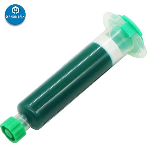 MECHANIC Solder Paste Flux Green UV Light Curing BGA Solder Mask Ink Welding Oil for iPhone Repair UV Light-Cured Solder Mask