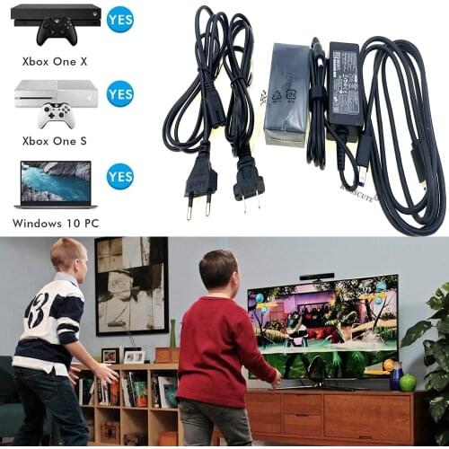 Kinect 3.0 Version Sensor AC Adapter Power Supply for Xbox one S / X / Windows PC for X BOX ONE Slim/X Kinect Adaptor US EU Plug