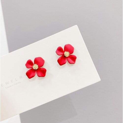 2021 New Arrival Unique Stud Earrings For Women 14K Gold Plated Jewelry Zircon Earrings