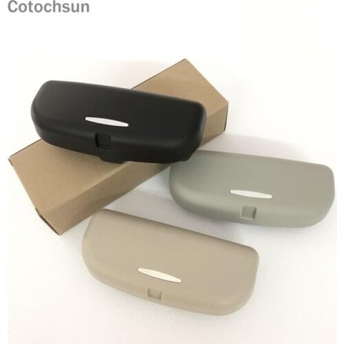 Cotochsun Car styling Sun Visor Glasses Case For Ford EDGE Explorer EXPEDITION EVOS START C-MAX S-MAX B-MAX TITANIUM