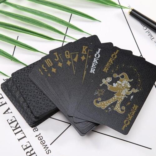 Waterproof Plastic PVC Playing Cards Sets Anti-Scratch Magic Tricks Poker Creative Gift Collection Gambling Desk Board Game