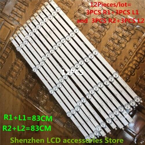 12Pieces/lot LC420DUN-SFU3 LCD TV backlight bar 6916L-1123A/1120A/1121A/1122A L1+R2=83CM 100%NEW