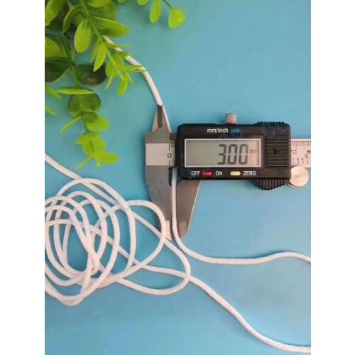 1.2KG/bag 3mm white elastic cord clothing accessories CH-1025