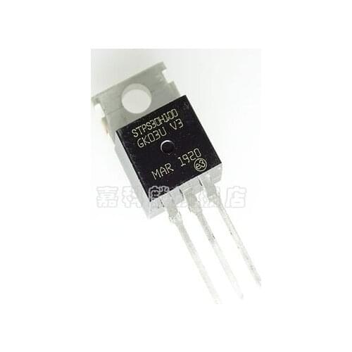 10 pcs/lote STPS30H100CT STPS30100CT MBR30100 30A100V transistor de diodo original nuevo