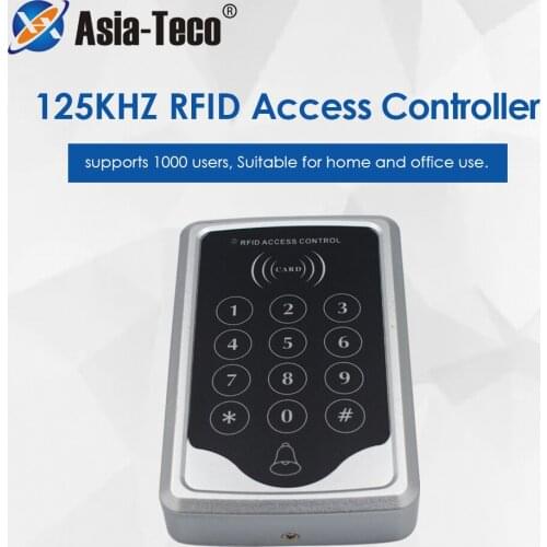 1000 User 125KHz Proximity Access Controller System Opener Door Digital Panel Electronic Door Lock Smart Reader Keypad