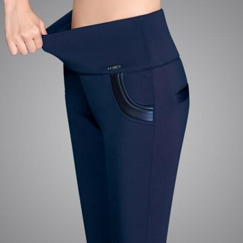 2021 High quality Plus Size S- 6XL Lady High Waist Control Leggings Fashion Women Slim Stretched comfortable Leggings