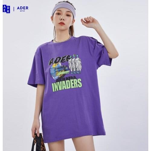 ADER ERROR short sleeve mens and womens round neck Korean fashion brand loose couple T-shirt