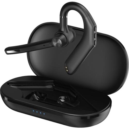 Bluetooth Headset with Built-in Dual Microphone Noise Canceling Headset for Driving/Office Hands-Free Wireless Headset