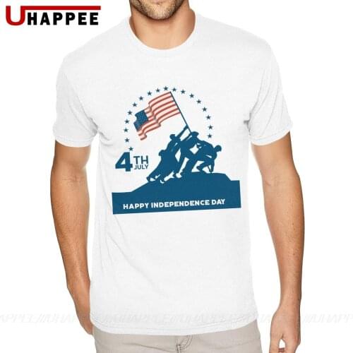 Independence Day 4Th July Teeshirts Male Street Fashion Tees Shirt Mens Short Sleeved Brands Designer Official Apparel