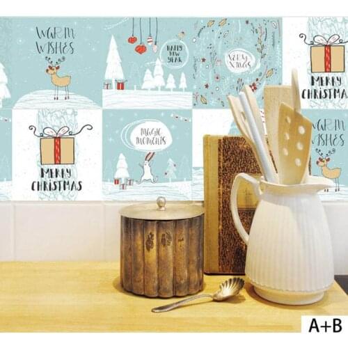 HAILLADTOP Bathroom Stickers