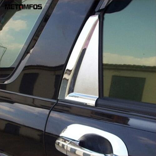 For Kia Sportage 2007 2008 2009 2010 Chrome Rear Window A Pillar Triangle Cover Trim Decoration Exterior Accessories Car Styling