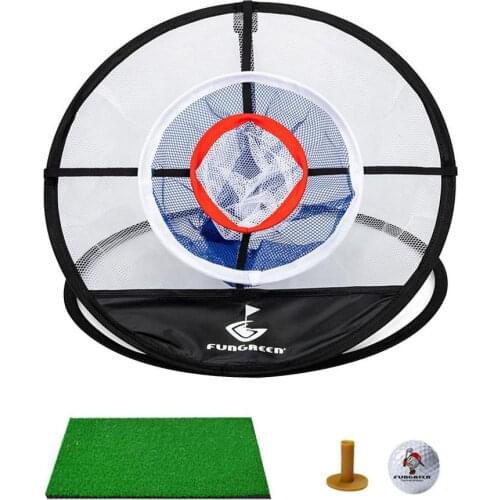 Indoor Outdoor 20.08*8.27in Golf Practice Net Set Hitting Cage Garden Grassland Practice Golf Accessories Training Set