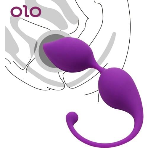 OLO Silicone Kegel Ball Ben Wa Ball Exercise Vaginal Tightening Sex Toys for Women G-Spot Adult Games Clitoris Stimulator