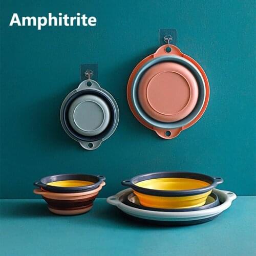 Portable Plastic Bowl Folding Bucket Outdoor Tourism Silicone Bucket Wash Basin Accessories Bathroom Fold Sink Lavabo Enfant