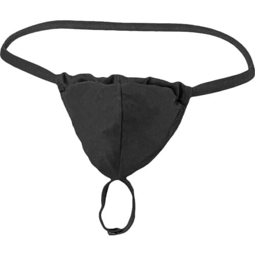 Sexy Underwear Menmicro G-strings Thongs Fashion Sretch G-string T-back Briefs Solid Gay Underwear Penis Pouch Gay Male Panties