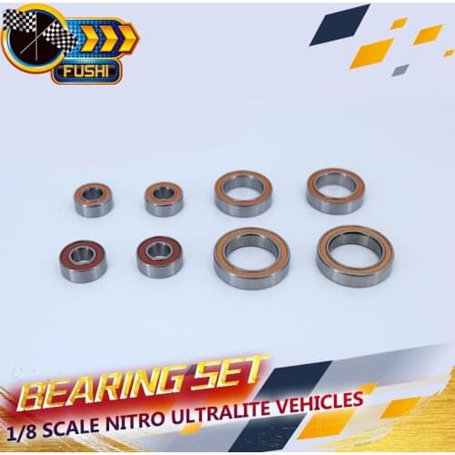 Earthquake 3.5 Monster Truck Bearing SET ( 8 Pcs) 1/8 Scale Nitro UltraLite Vehicles BS905-014 016 086 087 Ball Bearings