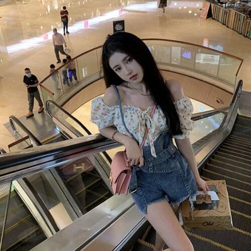 Floral Chiffon Shirt Womens Design Sense Niche Summer 2021 New French Style V-neck Gentle Elegant Short Top