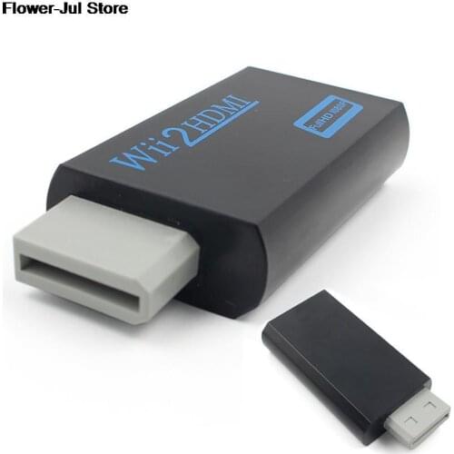 1Pcs for Wii to HDMI-compatible Adapter Converter Support Full HD 720P 1080P 3.5mm Audio Wii2HDMI-compatible Adapter for HDTV