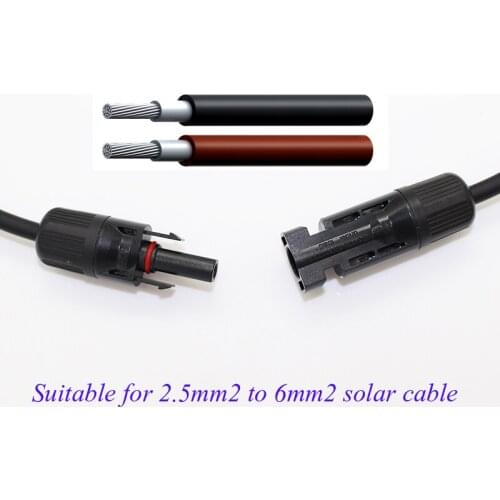 1000 Pairs/Lot IP67 Waterproof Solar Male M/F Solar Connector for Solar Panel Pack