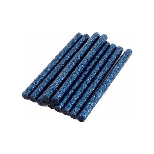 100x7mm Hot Melt Glue Sticks Adhesive Blue for General Purpose Hot Melt Gun 10pcs