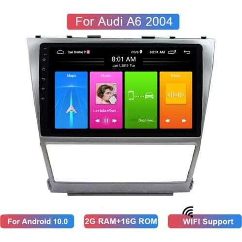 1024 x 600P 1+16G 9 Inch Car GPS Navigation Radio Player Accessories for Audi A6 Android 8.1 Car Player DDR3 1GB Car Accessories