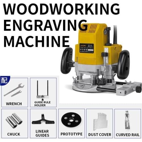 1500W engraving electromechanical wood milling high-power tenoning machine flip table saw accessories slotting, hole trimming