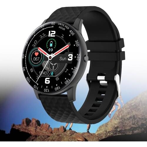 2020 New Smart Watch Waterproof Custom Dial Play Music SmartWatch Blood Pressure Heart Rate Sleep Monitor Sport Fitness Tracker