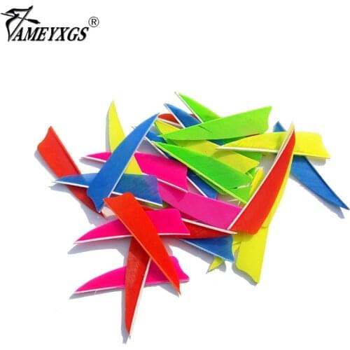 50pcs 3inch Arrow Feather Natual Turkey Fletches Handcraft Fletching Right Wing For Carbon Fiberglass Arrows Hunting Shooting