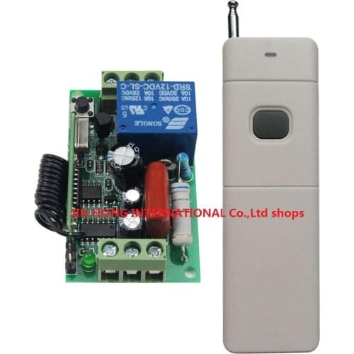 AC220V 10A Wireless Remote Control Switch Long Distance Long Range Transmitter Lamp Light Bulb Motor Remote ON OFF 315/433MHZ