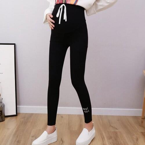 Pregnant women pants 2019 new autumn and winter pregnant women leggings large size fashion hundred tower feet stomach lift pants