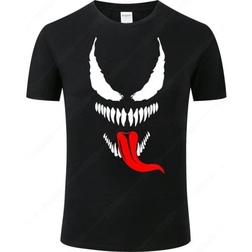 Venom T Shirt Men Women 2021 Summer Cotton Short Sleeve Print T-shirt Tops Tee Camisetas Hombre Unisex Streetwear Clothes J71