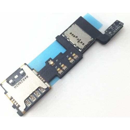 For Samsung Galaxy Note 4 SM-N910 SIM Card And MicroSD Memory Card Connector Flex Cable
