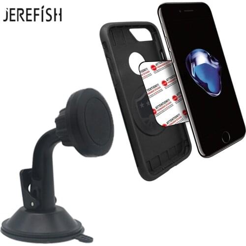 Magnetic Car Phone Holder Magnet Car Phone Holder Dashboard Windshield Stand Mount Support 360 Rotatable GPS Car Holder