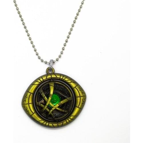 Doctor Strange Marvel Avengers Eye Of Agamotto Metal Necklace
