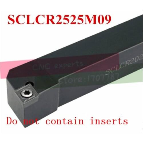 SCLCR2525M09 25*25mm Metal Lathe Cutting Tools Lathe Machine CNC Turning Tools External Turning Tool Holder S-Type SCLCR/L